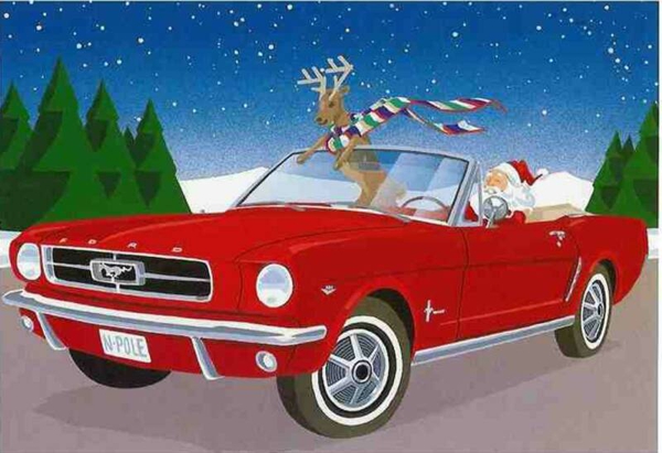 christmas_mustang